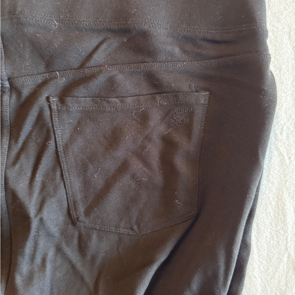 Seven7 Women Size XXL Stylish Black Pants Leggings - Picture 7 of 8
